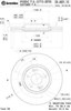 Тормоз дисковый передний 09A60110 BREMBO