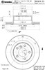 Тормозной диск 09B41411 BREMBO