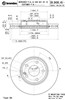 Передний тормозной диск 09B43641 BREMBO