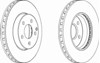 Передний тормозной диск 09C89311 BREMBO