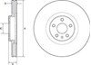 Тормоз дисковый передний 09C93611 BREMBO