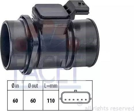 MAF датчик 101388 FACET