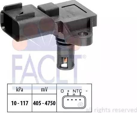 Датчик давления воздуха 103097 FACET