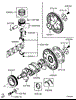 Комплект шатунных вкладишей 1115A294 MITSUBISHI