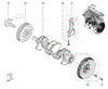 Коленвал двигателя 122011649R RENAULT