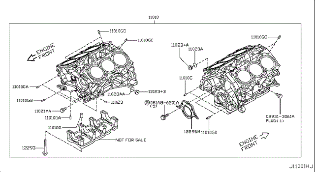 NISSAN 1229631U20 Сальник коленвала задний в наличии Павлоград