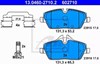 Передние тормозные колодки 13046027102 ATE