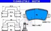 Колодки тормозные дисковые комплект 13046027362 ATE