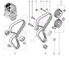 Комплект ремня ГРМ 130C13191R RENAULT
