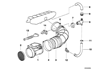 Воздушный патрубок расходомера 13541427780 BMW