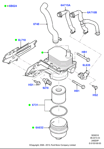 1717510 FORD Масляный фильтр купить в Запорожье