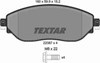 Колодки тормозные дисковые комплект 2208701 TEXTAR