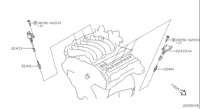 Катушка 224482Y001 NISSAN