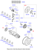 Кольца поршневые комплект на мотор, STD. 2304027950 HYUNDAI