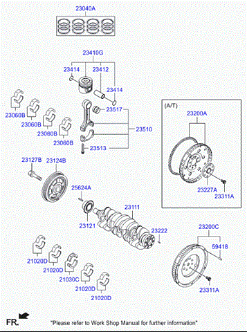 Комплект поршневых колец, STD 230402A903 HYUNDAI