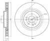 Диск тормозной передний 230842C METELLI