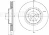 Тормоз дисковый передний 230937C METELLI