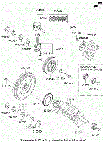 HYUNDAI 234102G201 Поршень с пальцем без колец, STD в наличии Тернополь