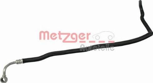 Шланг ГУР, низкого давления, от рейки/механизма к радиатору 2361033 METZGER