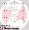 Колодки передние 239132002 ZIMMERMANN