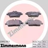 Колодки тормозные передние дисковые 239151751 ZIMMERMANN