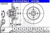 Задний тормозной диск 24011201942 ATE