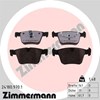 Колодки тормозные задние, дисковые 241809701 ZIMMERMANN