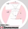 Колодки передние 242552001 ZIMMERMANN