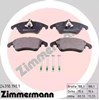 Тормозные колодки 243101901 ZIMMERMANN