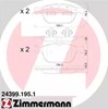 Тормозные колодки 243991951 ZIMMERMANN