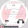 Колодки тормозные дисковые комплект 244961702 ZIMMERMANN