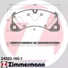 Колодки тормозные передние дисковые 245531601 ZIMMERMANN