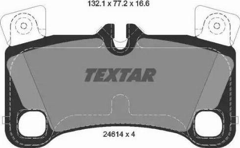 Колодки дисковые  2461401 TEXTAR