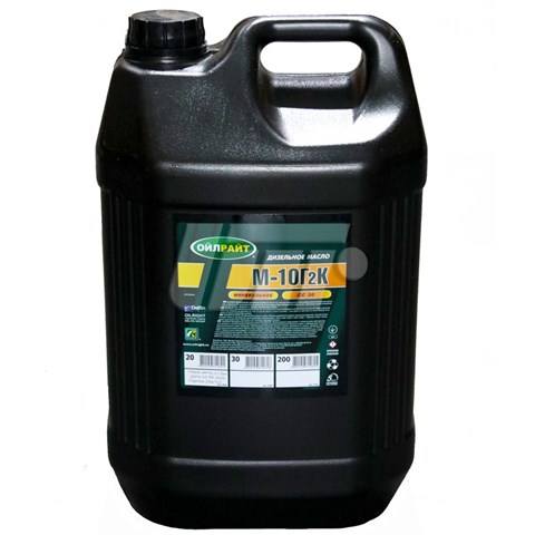 Олива моторна oil right м10г2к sae 30 cc (каністра 20л/16,4 кг) 2500