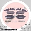 Колодки тормозные дисковые комплект 256981902 ZIMMERMANN