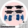 Колодки тормозные дисковые комплект 257981551 ZIMMERMANN