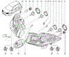 Вставка фары правой 260103726R RENAULT