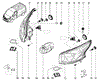 Фара дальнего света в сборе 260600500R RENAULT