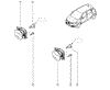 Фары противотуманные 261500097R RENAULT