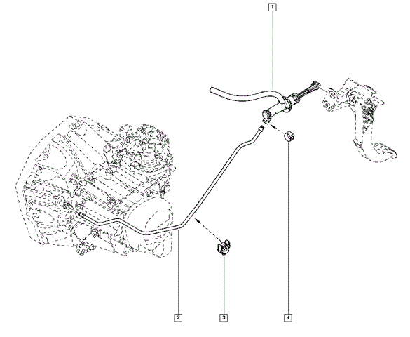 Циліндр зчеплення головний kangoo 1.6 16v/1.5dci 08- 306101984R