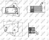 Радиатор масляный холодильник 31258 NRF
