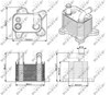 Масляный радиатор для АКПП 31342 NRF