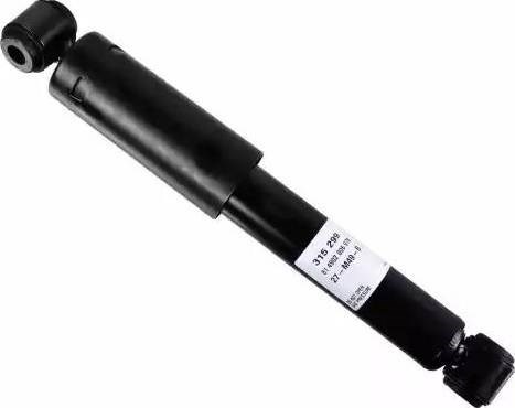 Амортизационная стойка задняя 315299 SACHS