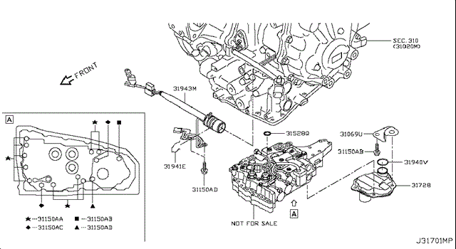 317283YX0A Фильтр АКПП купить Николаев