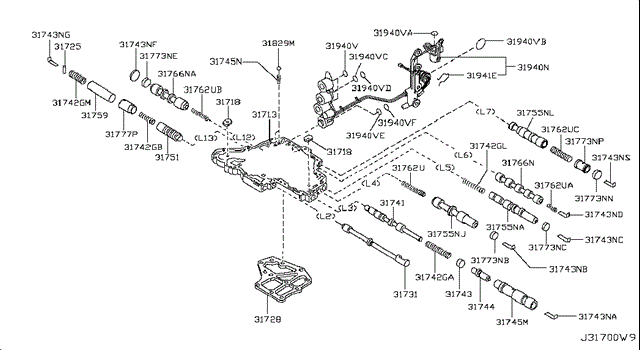 3172885X0A NISSAN Фильтр АКПП купить в Киев