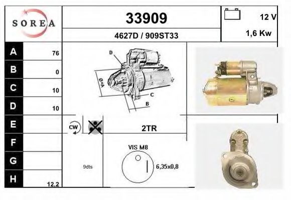 Тормозной суппорт 33909 ASAM