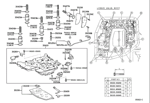 Фильтр коробки автомат 3533012040 TOYOTA