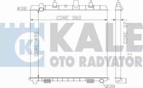 Kale landrover радиатор охлаждения range rover ii 3.9/4.6 98- 359300