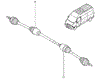 Привод правый 391005187R RENAULT