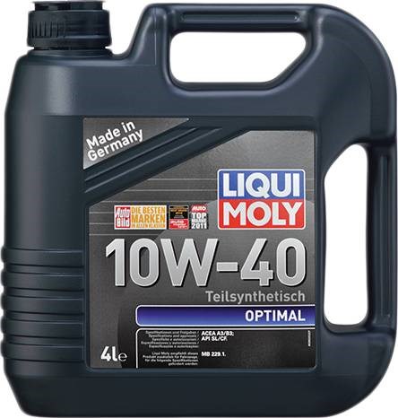 Моторна олива liqui moly optimal 10w-40, 4л